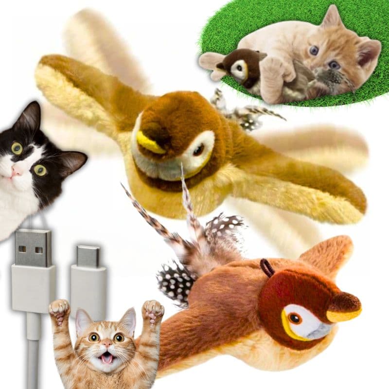 AX00_tds0683_Zabawka dla kota ptaszek USB